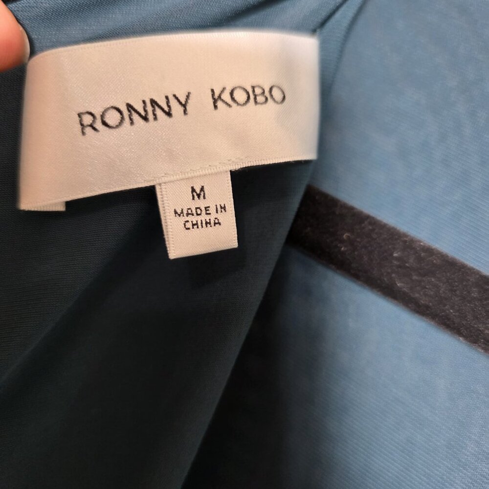 RONNY KOBO SERA WRAP DRESS SIZE M MSRP $488 - Picture 9 of 11